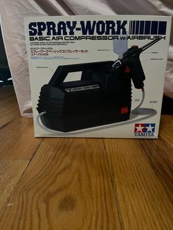 TAMIYA Spray Work Basic Compressor Set Airbrush System
