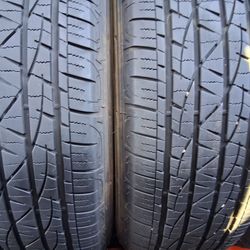 2 semi New Tires 225/65r17 firestone 🤑free Installation and balance ‼️ financing available ‼️
