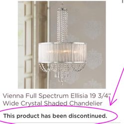 Lamps Plus Small White Cascading Chandalier 