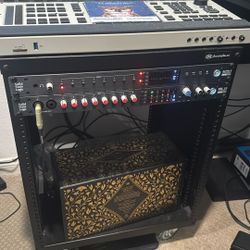 Interface Ssl 18 And Alpha 8 With Rack Holde