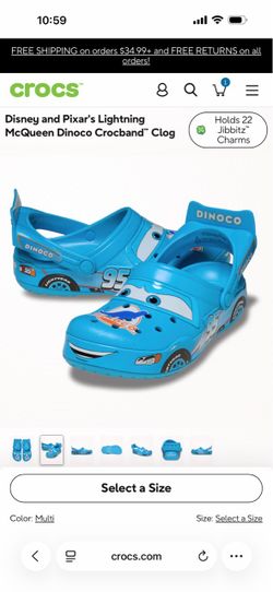 Brand new lightning McQueen crocs. Size 13M