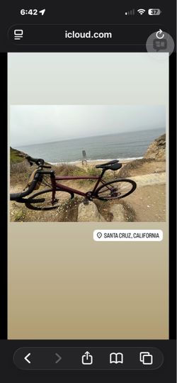 Red Road Bike with Drop Handlebars