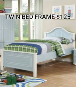 Blue Twin Bed