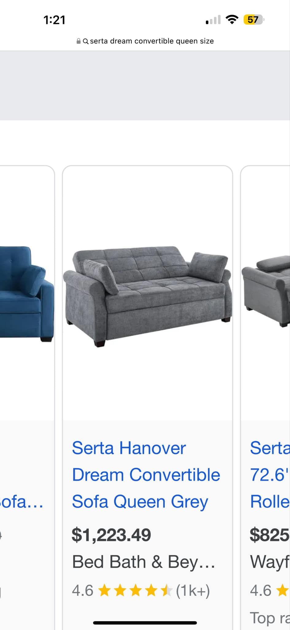 Convertible Sofa/Bed Queen Size 