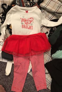 Carters Christmas Outfit 6 months