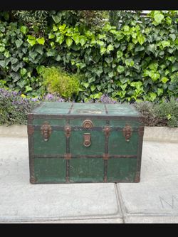 🔹Mid-Century Trunk 🔹 Anchor Brand Guaranteed Luggage 💎 San Francisco 💎 Works Great 