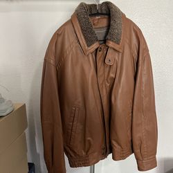 MARCO PIERGUIDI LEATHER JACKET