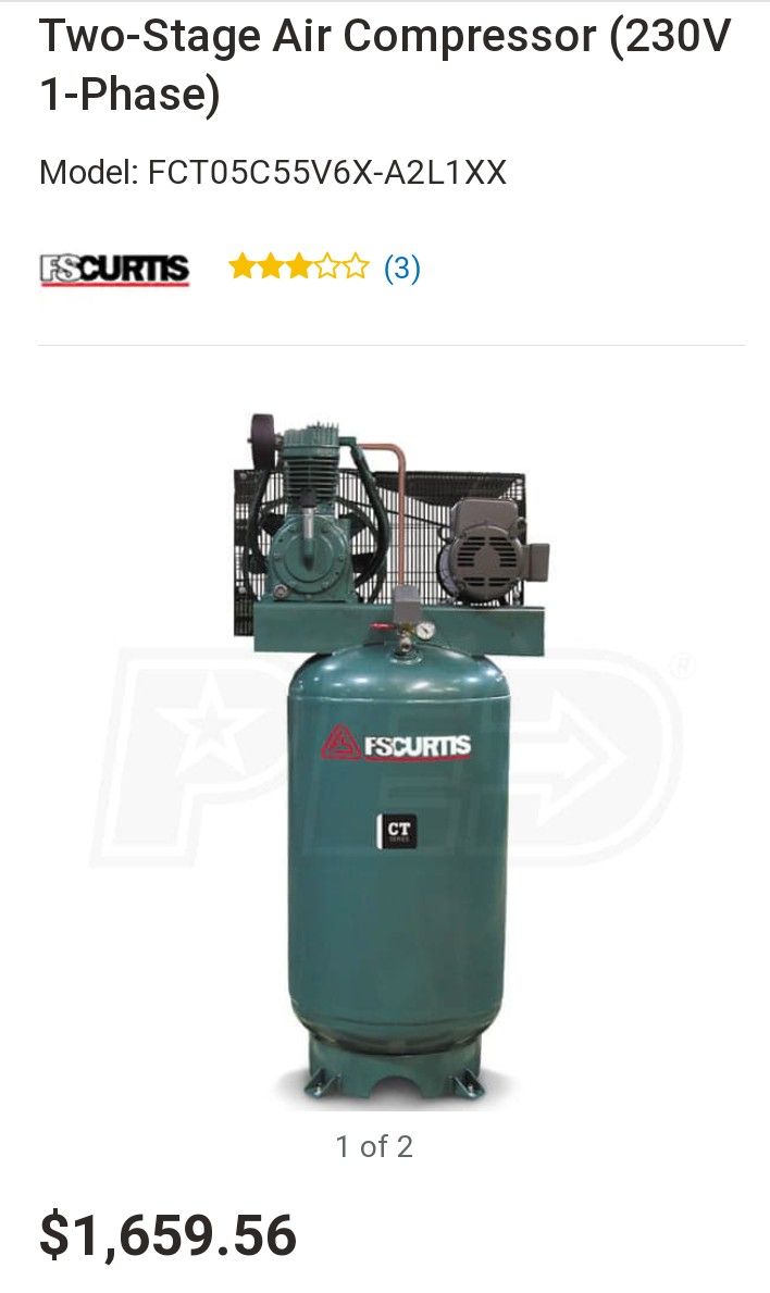 Air Compressor 80 Gal 5 Hp