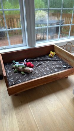 Solid wood Dog Bed