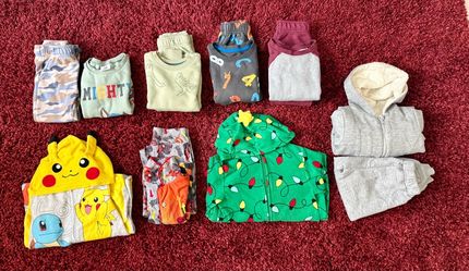 Kids Pajama & Sweatshirt Sets - Pikachu, Blaze, Christmas Tree, & Paw Patrol - Size 4T-5T