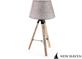 New Haven Rustic Table Tripod Lamp - Small