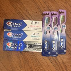 Crest & Oral B Oral Care Bundle