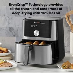 Instant Pot Vortex Plus 6-in-1 Air Fryer, 6One-Touch Programs, Air Fry, Roast, Broil, Bake, Reheat, and Dehydrate 4 Quart 