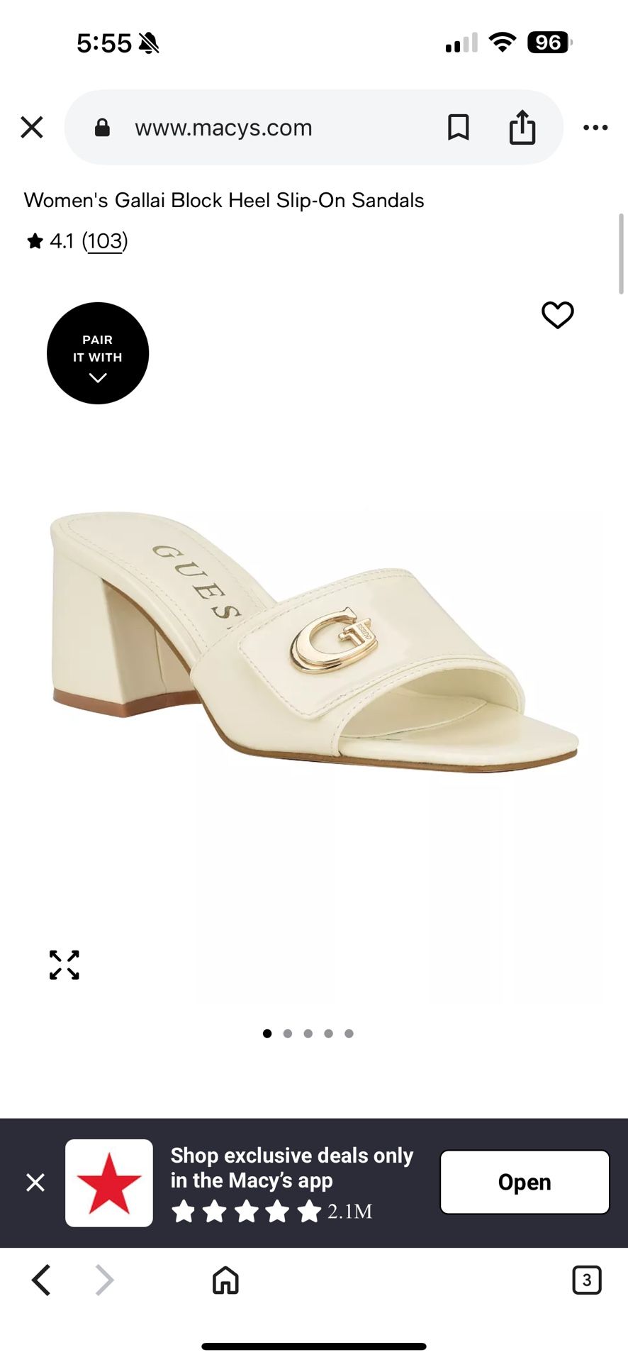 Women's Gallai Block Heel Slip-On Sandals