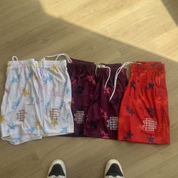 ERIC EMMANUEL X BAPE SHORTS