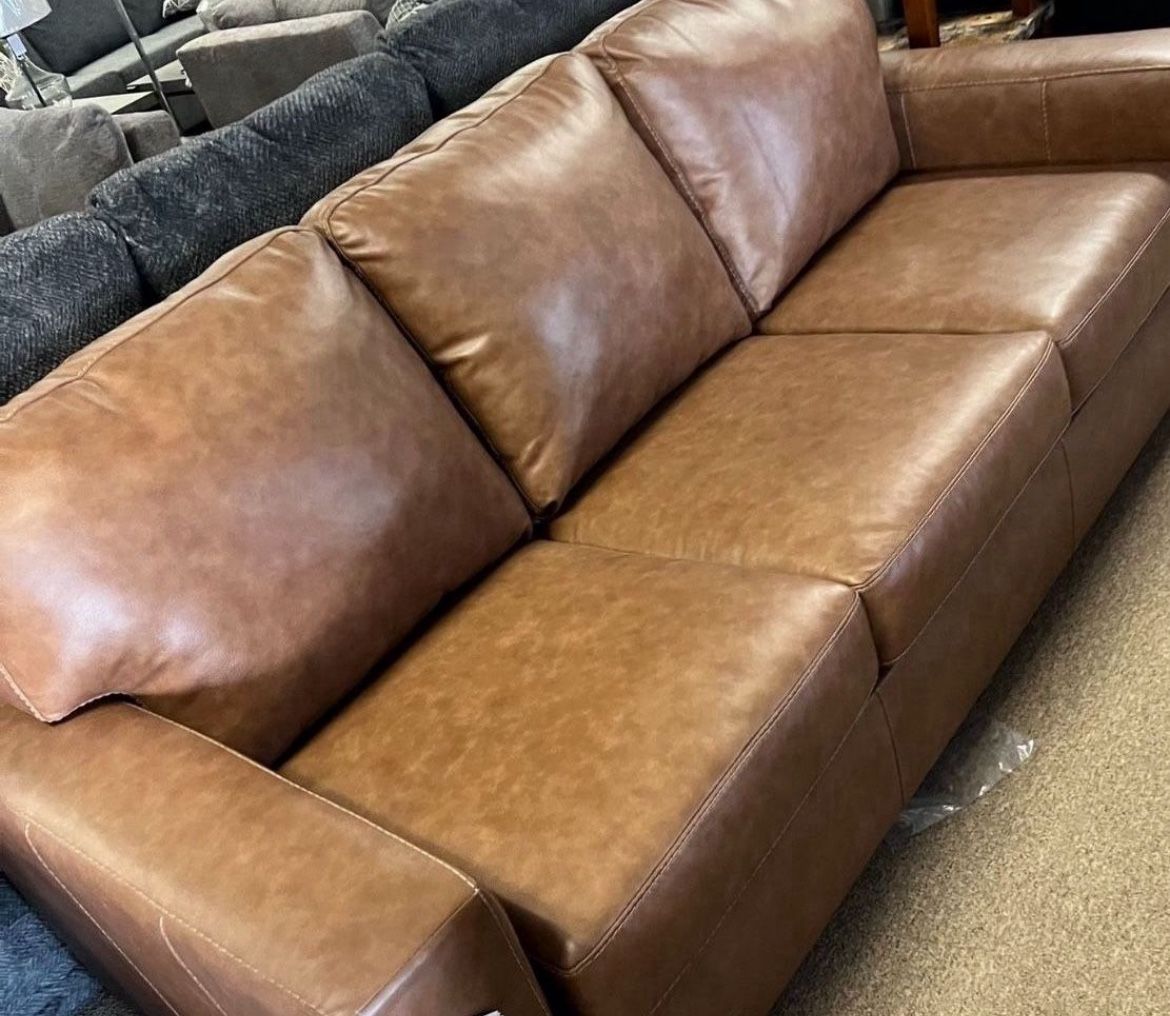 Real Leather Stylish Couch