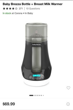 Baby Brezza milk warmer