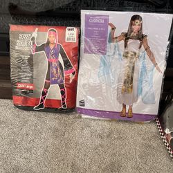 New Girls Cleopatra & Sassy Samurai Costume - $15 Each