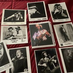 Various 8x10 Blues Promo And Original Photos 