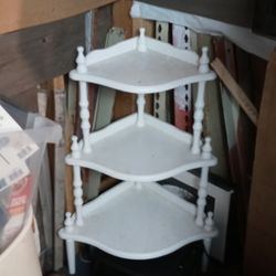Three-tier Corner Stand 32 Inches High 20 In Wide 15 Deep Measurements From Bottom@ $18