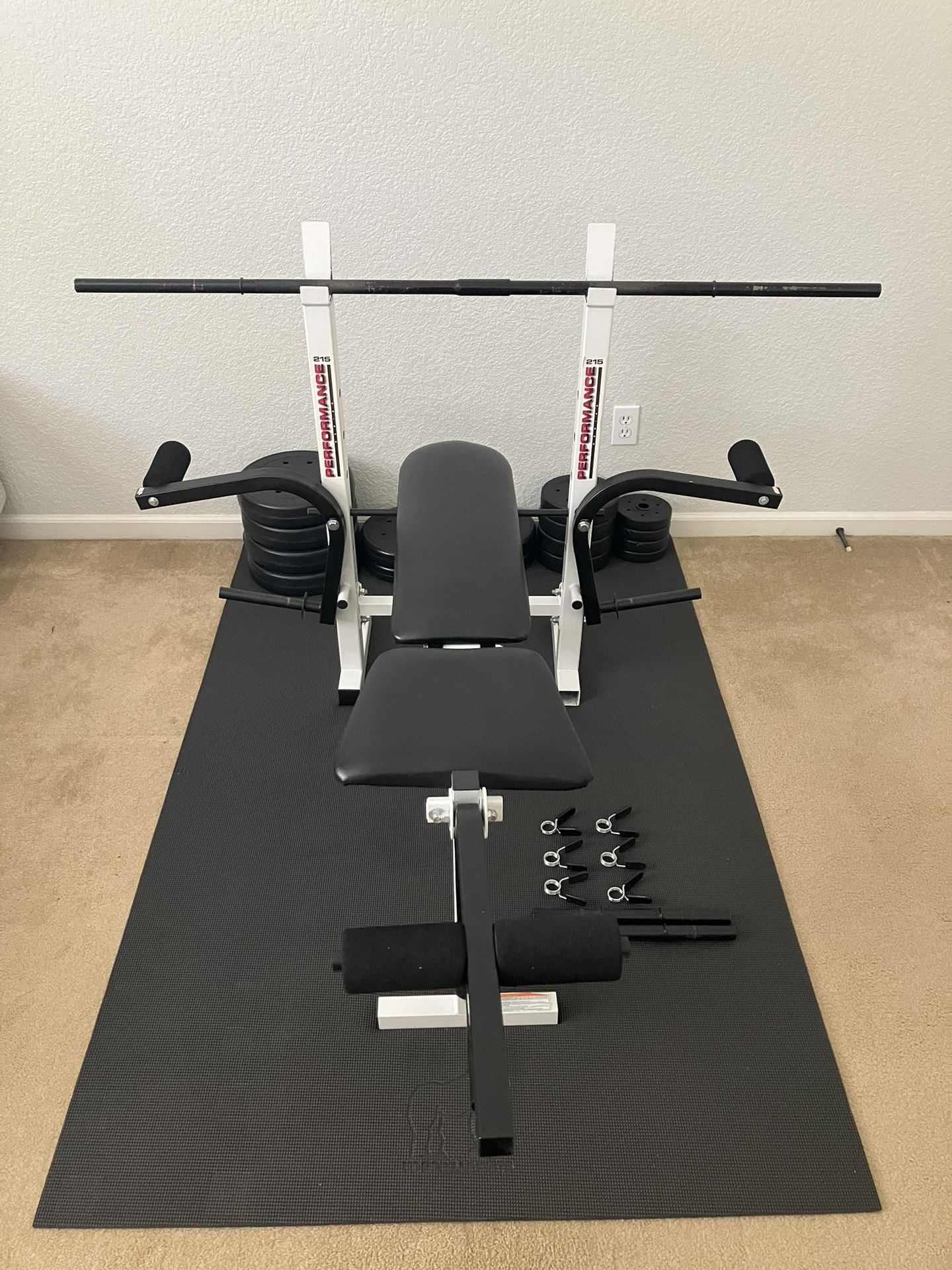 Weight Bench w/ Weights