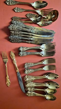 65-Piece Godinger "Baroque" Silver-Plated Flatware Set