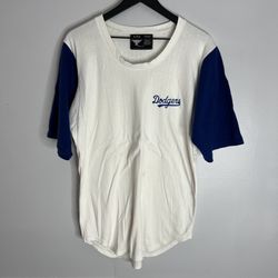 Vintage Los Angeles Dodgers Baseball T Shirt Mens Large?? Blue White AIS
