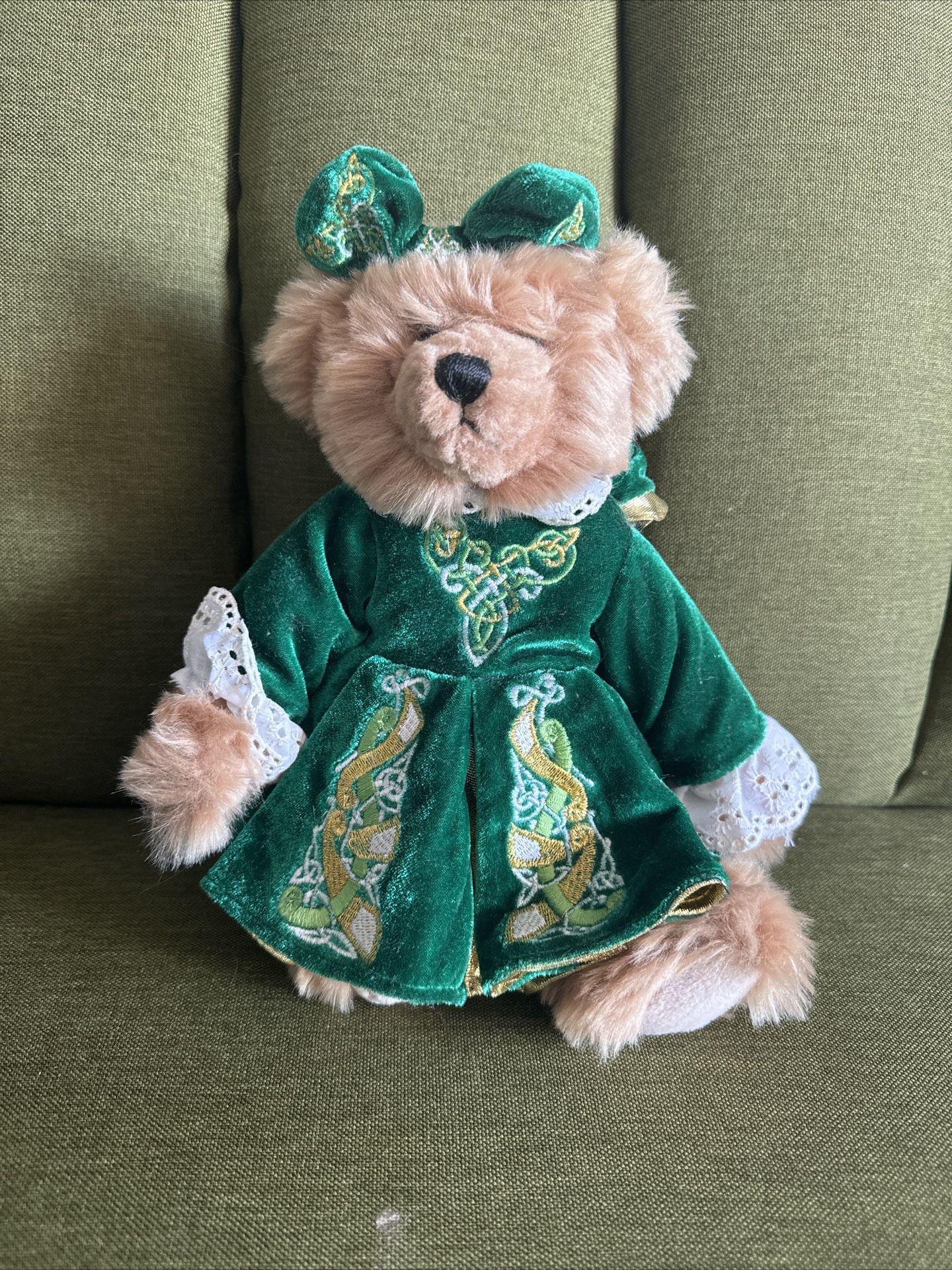 Teddy Bear Plush Toy Irish Dress