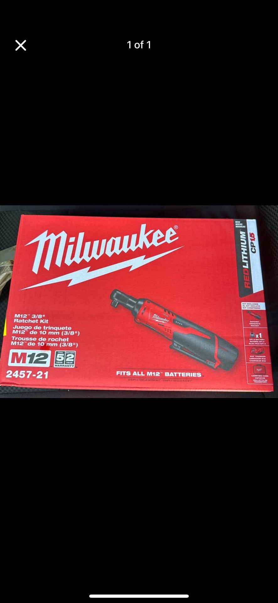 Milwaukee M12 Ratchet 
