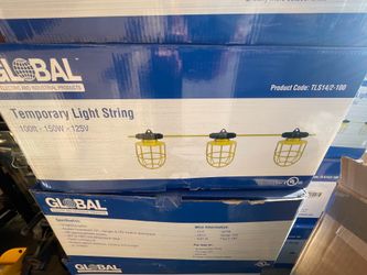 Temporary string lights