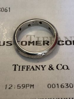 TIFFANY & CO ETOILE PLATINUM BAND