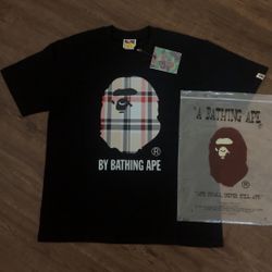 BRAND NEW BAPE X BURBERRY SHIRT