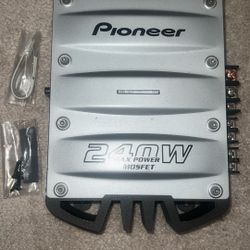 Pioneer Car Audio Amplifier 240W