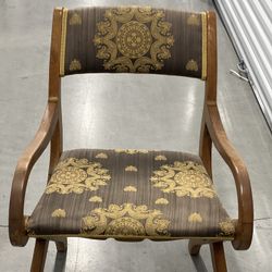One of a Kind Designs by Suzanne Lewis beautiful corner chair. Location below  31705 SR-54  Wesley Chapel, FL  33545 storage mart  Formally Metro Self