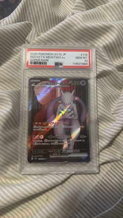 PSA 10 Rocket's Mewtwo ex Japanese Pokemon Card