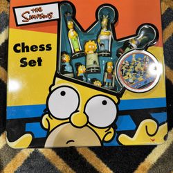 Vintage 1998 The SIMPSONS Chess Set