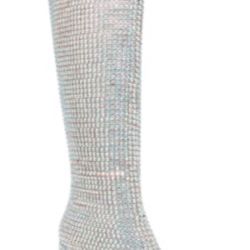 Betsey Johnson Tall Rhinestone Boots