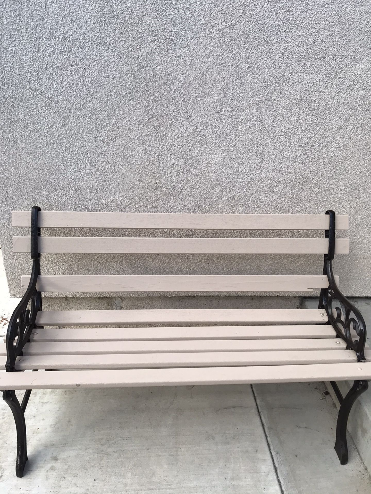 Patio antique bench