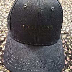 Coach blue hat