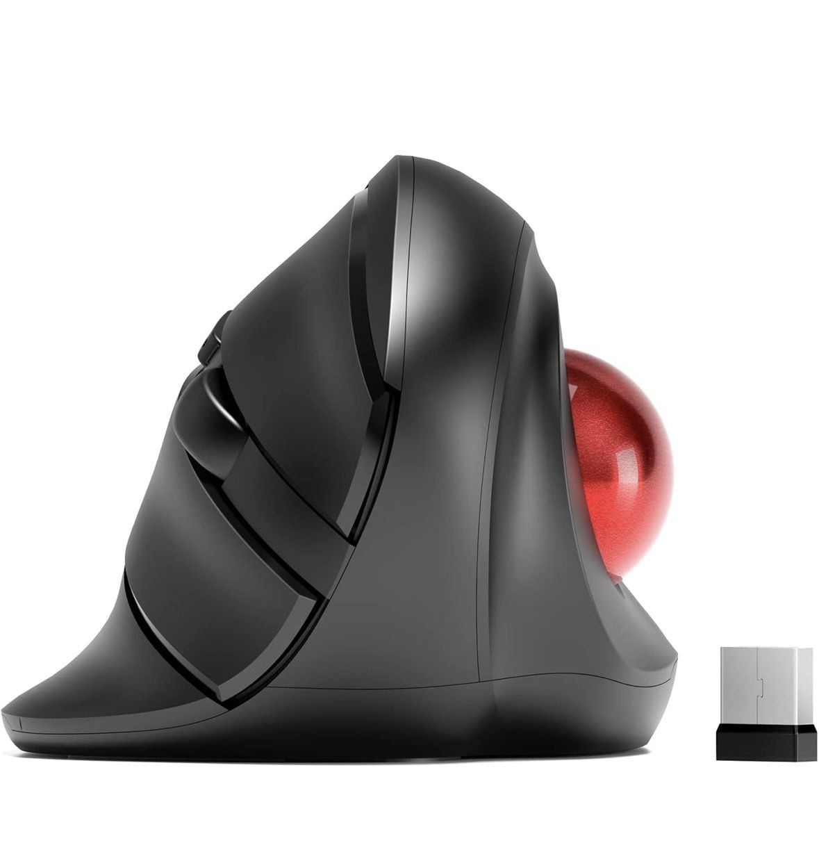 MicroPack Trackball Wireless Mouse Upgrade Right Hand Ergonomic Mouse with Wi...