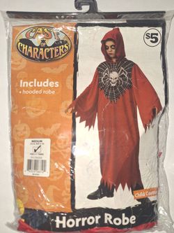 Kids size 5-7 years Horror Robe Halloween Costume