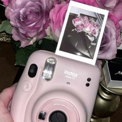 Pink mini intax 12 camera
