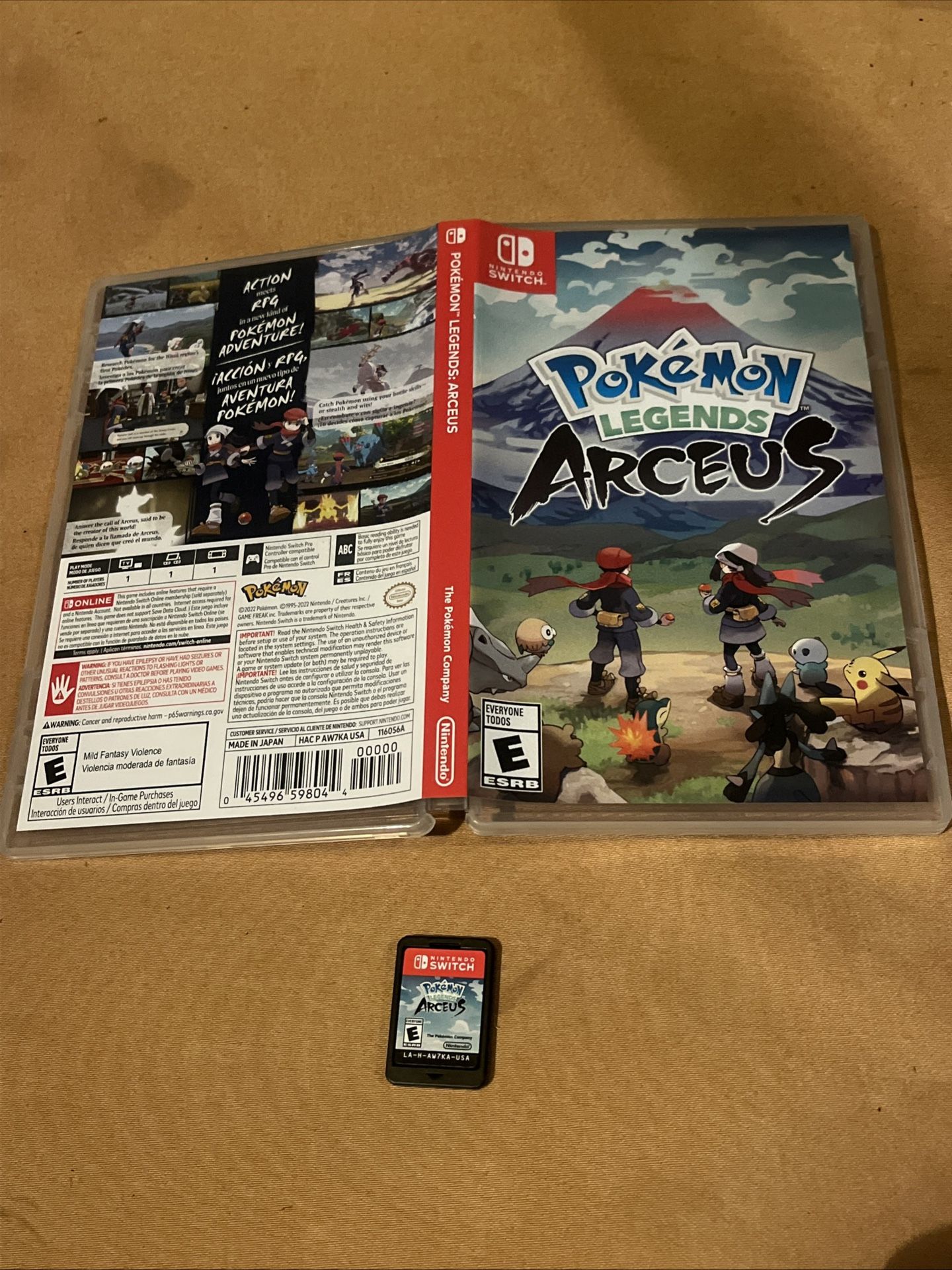 Pokemon Legends: Arceus (Nintendo Switch 2022) Complete