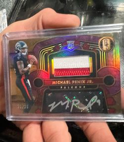 2024 Panini Gold Standard Football Michael Penix Jr Rose Gold Auto 20/24 
