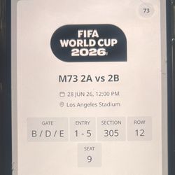 Sofi Round 32 World Cup Tickets 