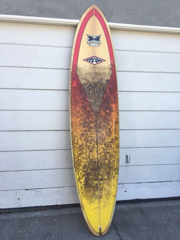 ZJ Boarding House / Raw 8 ft Longboard Surfboard Tri Fin