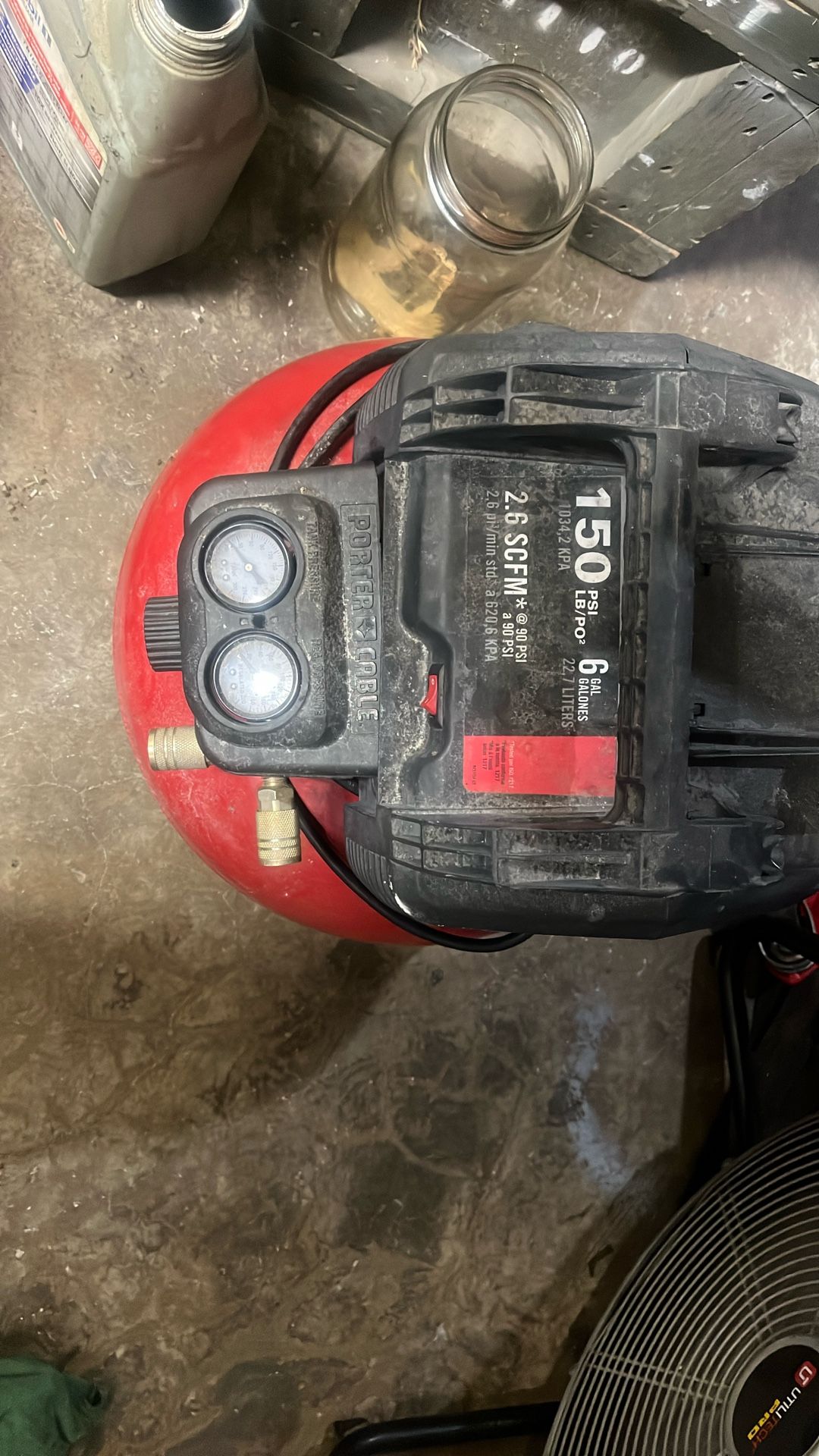 Porter Cable 6 Gallon Compressor
