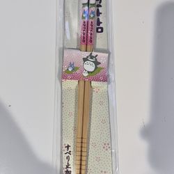 Studio Ghibli Totoro Bamboo Chopsticks 