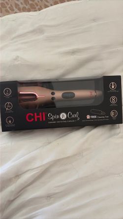 CHI Spin N Curl Ceramic Rotating Curling Iron 1” – New in box
