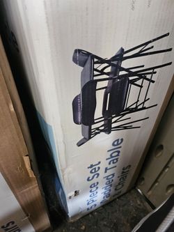 5 set player table with chairs